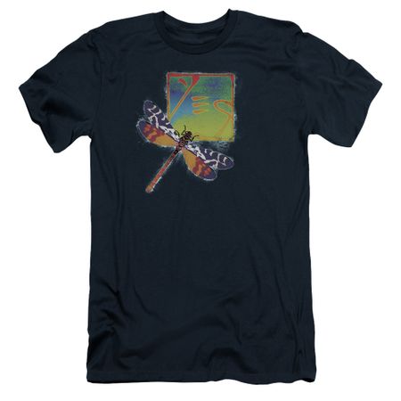 Yes Shirt Slim Fit Dragonfly Navy T-Shirt