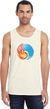 Yin Yang Fire and Water Tri Blend Mens Yoga Tank Top