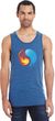 Yin Yang Fire and Water Tri Blend Mens Yoga Tank Top