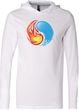 Yin Yang Fire and Water Yoga Lightweight Hoodie