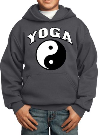 Yin Yang Yoga Arch Kids Hoodie