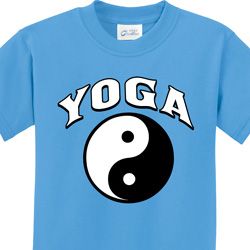 Yin Yang Yoga Arch Kids Shirts