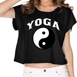 Yin Yang Yoga Arch Ladies Boxy Tee Yin Yang Yoga Arch Ladies Boxy Tee
