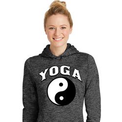 Yin Yang Yoga Arch Ladies Dry Wicking Hoodie Yin Yang Yoga Arch Ladies Dry Wicking Hoodie