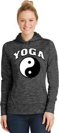 Yin Yang Yoga Arch Ladies Dry Wicking Hoodie