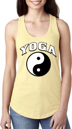 Yin Yang Yoga Arch Ladies Ideal Tank Top