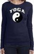 Yin Yang Yoga Arch Ladies Long Sleeve Shirt