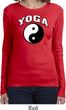 Yin Yang Yoga Arch Ladies Long Sleeve Shirt