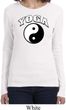 Yin Yang Yoga Arch Ladies Long Sleeve Shirt