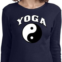 Yin Yang Yoga Arch Ladies Long Sleeve Shirt Yin Yang Yoga Arch Ladies Long Sleeve Shirt