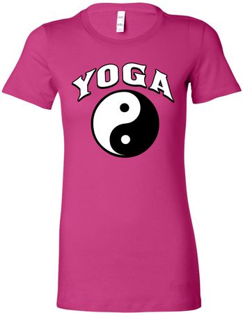Yin Yang Yoga Arch Ladies Longer Length Shirt