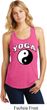 Yin Yang Yoga Arch Ladies Racerback Tank Top