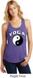 Yin Yang Yoga Arch Ladies Racerback Tank Top