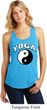 Yin Yang Yoga Arch Ladies Racerback Tank Top