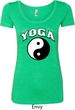 Yin Yang Yoga Arch Ladies Scoop Neck