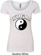 Yin Yang Yoga Arch Ladies Scoop Neck