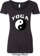 Yin Yang Yoga Arch Ladies Scoop Neck