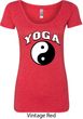 Yin Yang Yoga Arch Ladies Scoop Neck