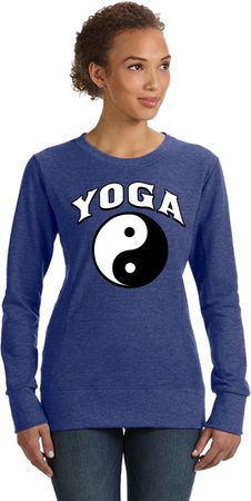 Yin Yang Yoga Arch Ladies Sweatshirt