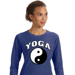 Yin Yang Yoga Arch Ladies Sweatshirt Yin Yang Yoga Arch Ladies Sweatshirt