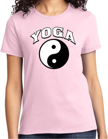 Yin Yang Yoga Arch Ladies T-shirt