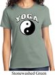 Yin Yang Yoga Arch Ladies T-shirt