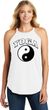 Yin Yang Yoga Arch Ladies Tri Rocker Tank Top