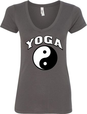 Yin Yang Yoga Arch Ladies V-Neck