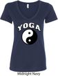Yin Yang Yoga Arch Ladies V-Neck