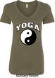 Yin Yang Yoga Arch Ladies V-Neck