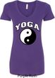 Yin Yang Yoga Arch Ladies V-Neck