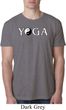 Yin Yang Yoga Text Burnout T-shirt