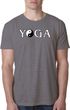 Yin Yang Yoga Text Burnout T-shirt