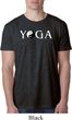 Yin Yang Yoga Text Burnout T-shirt