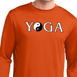 Yin Yang Yoga Text Dry Wicking Long Sleeve Yin Yang Yoga Text Dry Wicking Long Sleeve