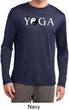 Yin Yang Yoga Text Dry Wicking Long Sleeve