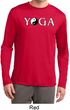 Yin Yang Yoga Text Dry Wicking Long Sleeve