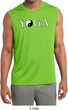Yin Yang Yoga Text Dry Wicking Sleeveless Shirt