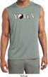 Yin Yang Yoga Text Dry Wicking Sleeveless Shirt