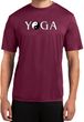 Yin Yang Yoga Text Dry Wicking T-shirt