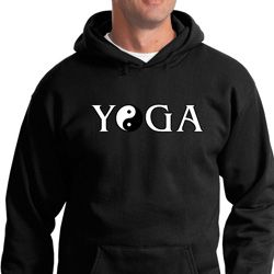 Yin Yang Yoga Text Hoodie Yin Yang Yoga Text Hoodie