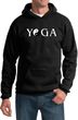 Yin Yang Yoga Text Hoodie