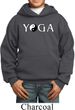 Yin Yang Yoga Text Kids Hoodie