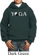 Yin Yang Yoga Text Kids Hoodie