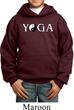 Yin Yang Yoga Text Kids Hoodie