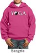 Yin Yang Yoga Text Kids Hoodie