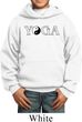 Yin Yang Yoga Text Kids Hoodie