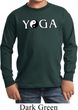 Yin Yang Yoga Text Kids Long Sleeve