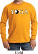 Yin Yang Yoga Text Kids Long Sleeve