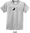 Yin Yang Yoga Text Kids T-shirt